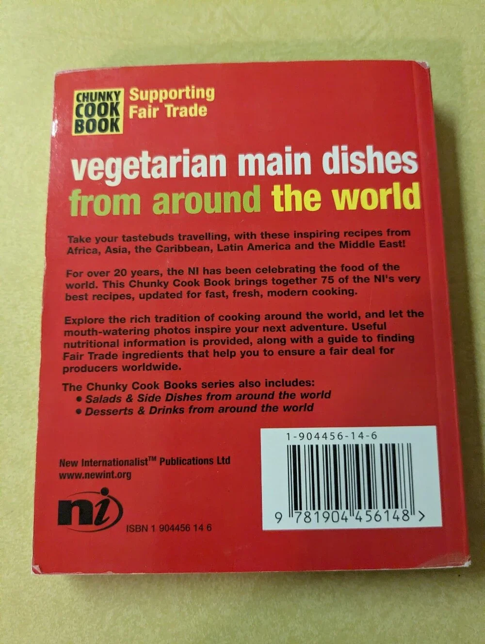 Vegetarian Main Dishes From Around The World Cookbook